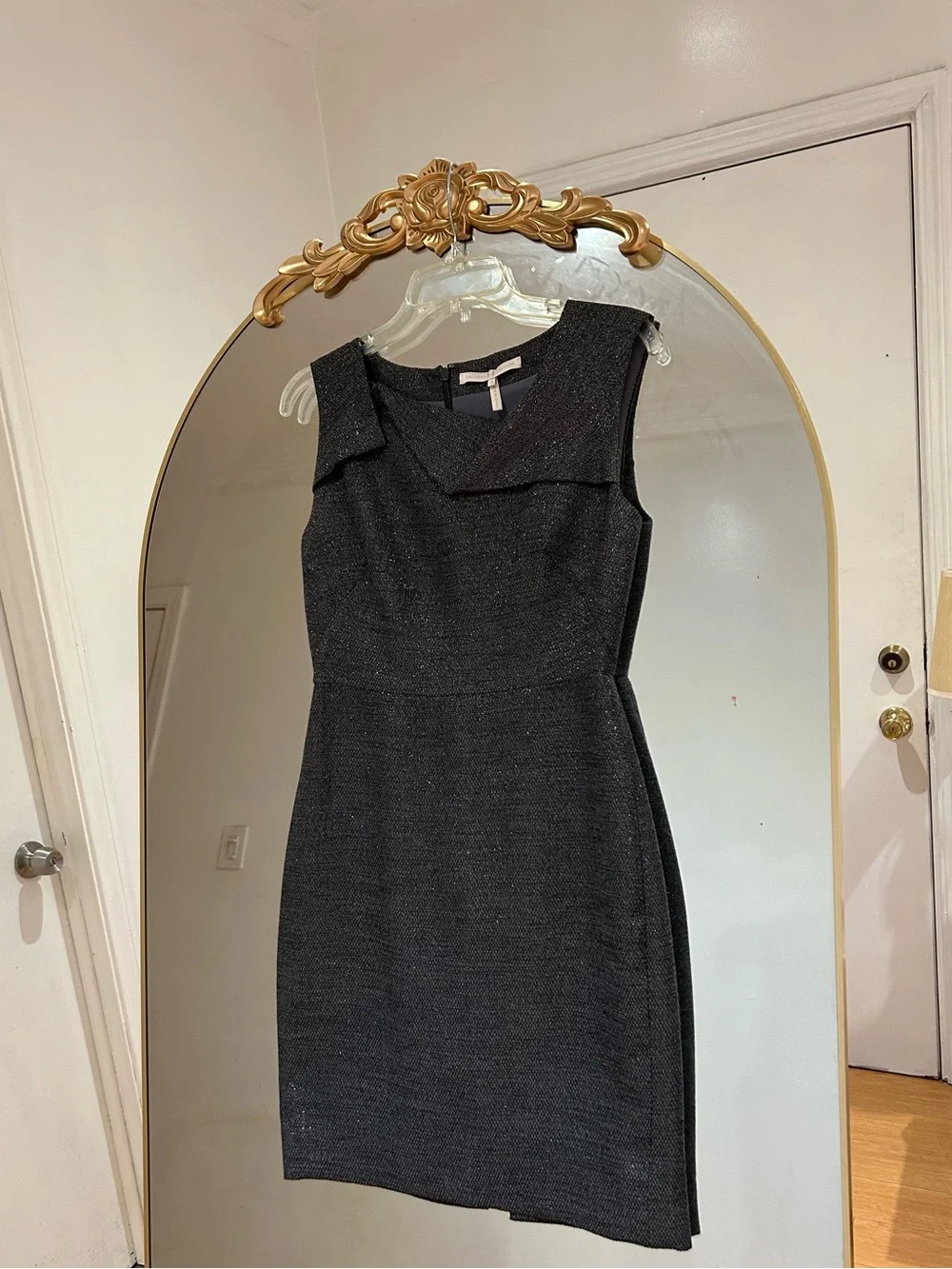 animal print bodycon dress long sleeve Anna-Kaci Women's Leopard Midi with Crew Neck and Stretch Fit, XL 16-18 / Brown Crafted from a soft REFORMATION Black Floral Print Size:58/R vt::Dresses::Neckline::Halter